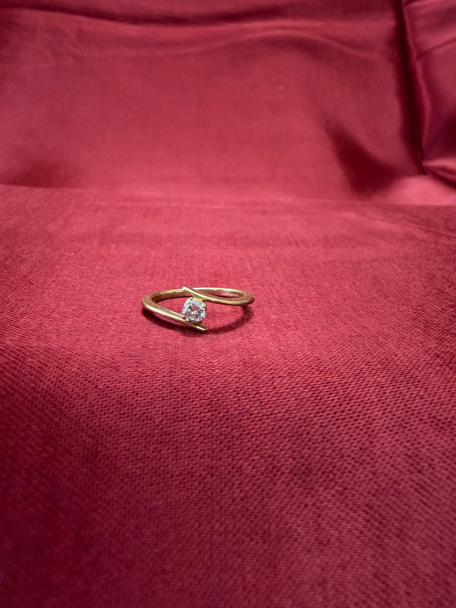 Delicate Rose Gold Toe Ring